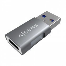 AISENS A108-0655 cable gender changer USB C USB A Grey