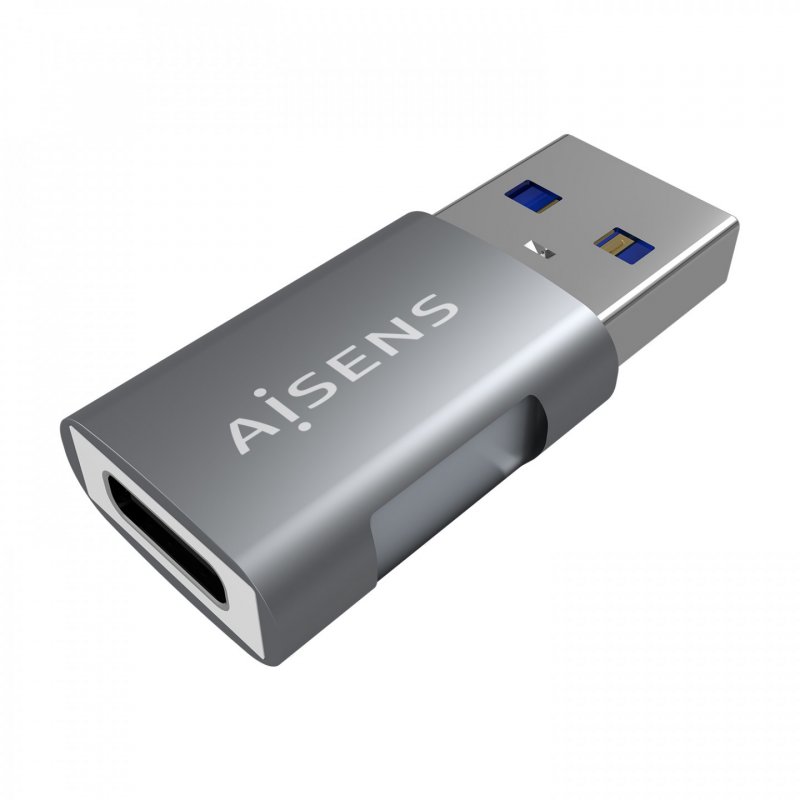 AISENS A108-0655 cable gender changer USB C USB A Grey