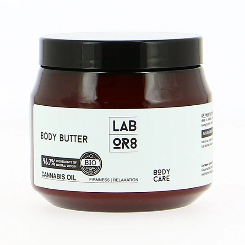LABOR8 Hemp Oil Body Butter, Unt Pentru Corp, 250ml