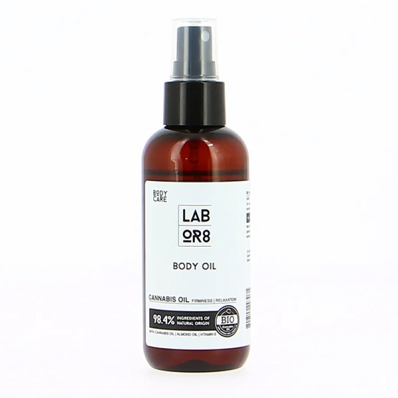 LABOR8 Hemp Oil Body Oil, Ulei Pentru Corp, 130ml