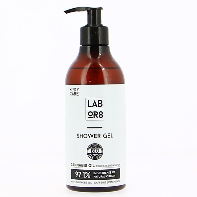 LABOR8 Hemp Oil, Gel De Dus, 380ml