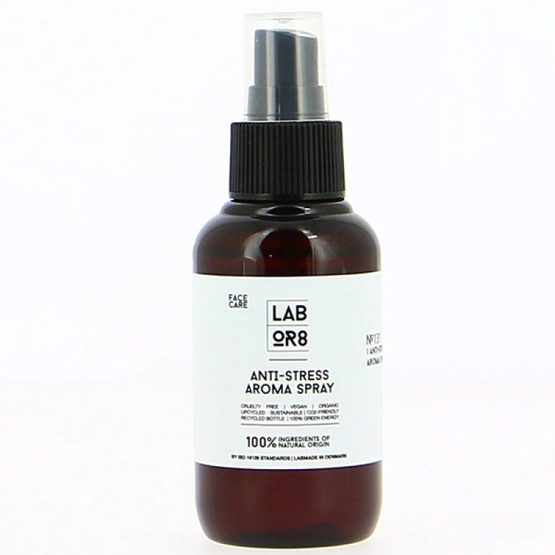 LABOR8 Anti-Stress Aroma Spray, Spray Aromaterapie / Dezinfectant Pentru Maini / Colonie, 100ml