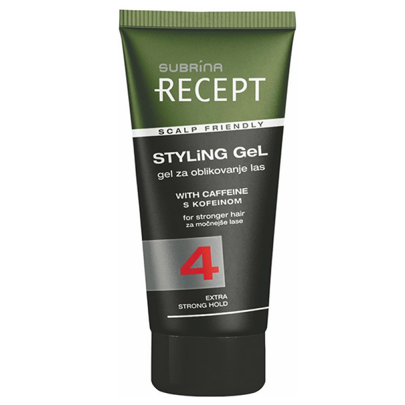 Subrina Recept Styling Gel Extra Strong Hold, Gel Pentru Par, 150 ml