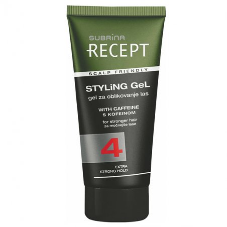 Subrina Recept Styling Gel Extra Strong Hold, Gel Pentru Par, 150 ml