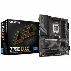 Gigabyte Z790 D AX Motherboard - Supports Intel Core 14th Gen CPUs, 12 1 1 Phases Digital VRM, up to 7600MHz DDR5 (OC),