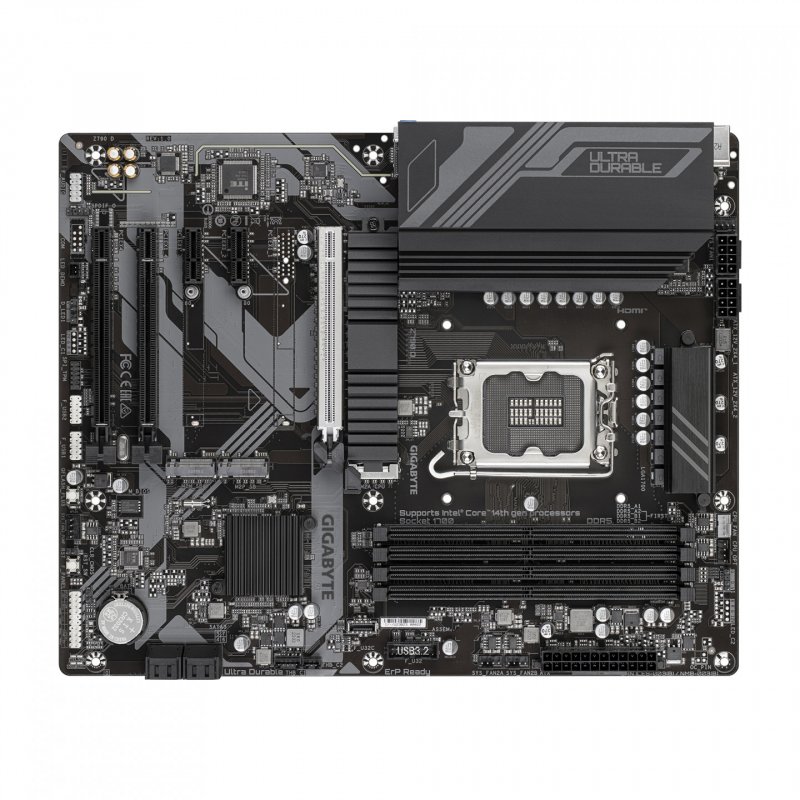 Gigabyte Z790 D Motherboard - Supports Intel Core 14th Gen CPUs, 12 1 １ Phases Digital VRM, up to 7600MHz DDR5 (OC),