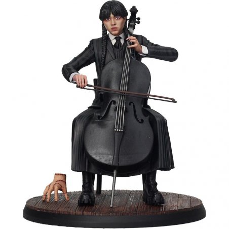 MERCREDI avec son Violoncelle - Figurine 15cm