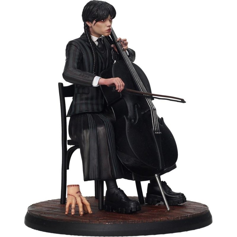 MERCREDI avec son Violoncelle - Figurine 15cm