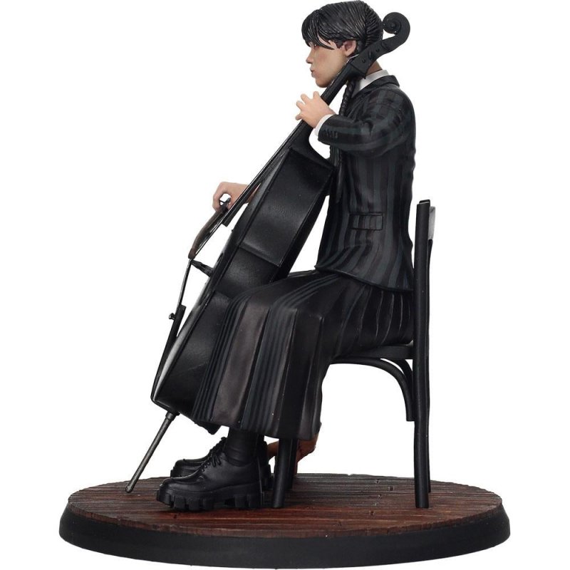 MERCREDI avec son Violoncelle - Figurine 15cm