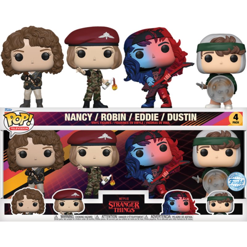 STRANGER THINGS - POP - 4pk Special Edition