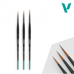 GUNDAM ACC - Set de 3 Pinceaux Ronds - Taille '0-1-2'