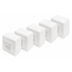 ZUB Digitus CAT 6 wall outl./shield. 2x RJ45 8P8C