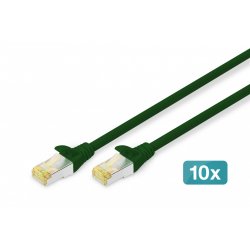 Cable Digitus Patch Cat6a S/FTP 3m Black 10pcs.