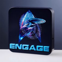 Star Trek - Lampe de bureau / Applique murale 3D Starfleet Logo