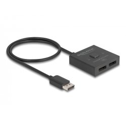 Delock DisplayPort Switch 2 auf 1 bidirektional 8K