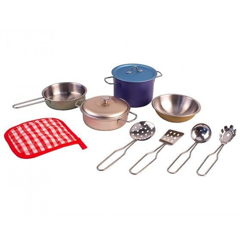 MAGNI - Cookware set in modern colors, 11 pcs. -3901