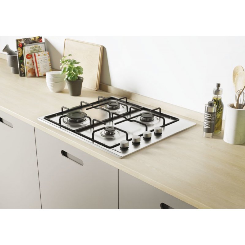 Candy CHW6LX Stainless steel Built-in 60 cm Gas 4 zone(s)