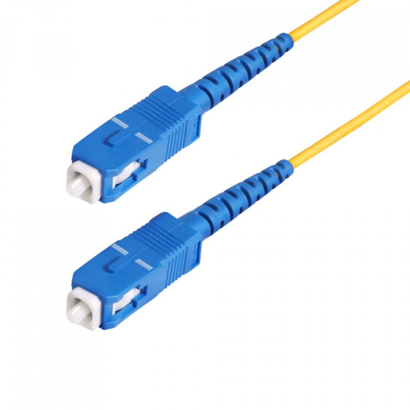 StarTech.com 30m (98.4ft) SC to SC (UPC) OS2 Single Mode Simplex Fiber Optic Cable, 9/125µm, 40G/100G, Bend