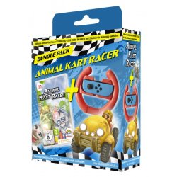 GAME Animal Kart Racing Wheel Bundle German Nintendo Switch