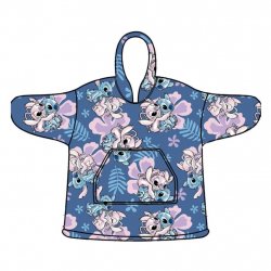 LILO & STITCH - Stitch & Angel -Sweat Poncho -Taille Enfant (7-14 ans)