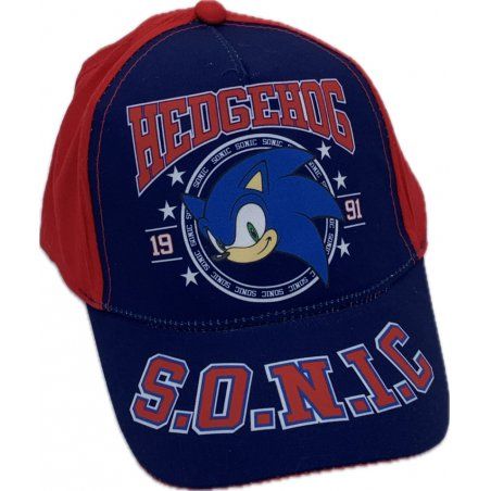 SONIC - Sonic 1991 - Casquette Rouge Enfant 52cm