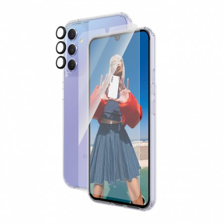 PanzerGlass 3-in-1 Set für Samsung Galaxy A35 5G Hardcase-Schutzhülle, Display- und Kameraschutz