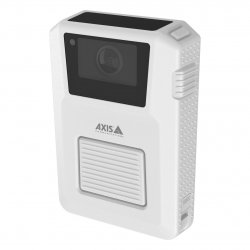 Axis W120 Caméra corporelle pour le torse Sans fil CMOS 1920 x 1080 pixels Noir, Blanc Batterie 0,1 lux Wifi 802.11a,