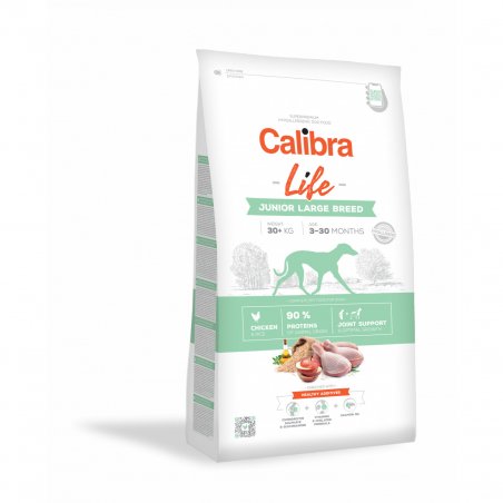 Calibra - Dog Life Junior Large Breed Chicken 12 kg - (381100)