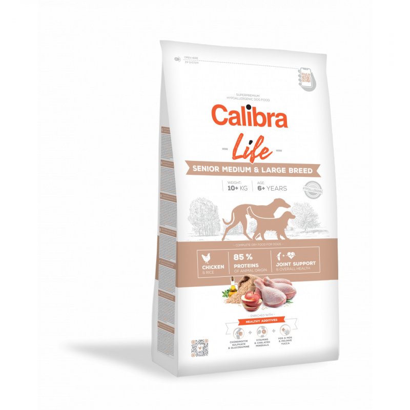 Calibra - Dog Life Senior Medium&Large Chicken 12 kg - (381110)