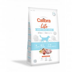 Calibra - Dog Life Junior Medium Breed Chicken 12 kg - (381104)