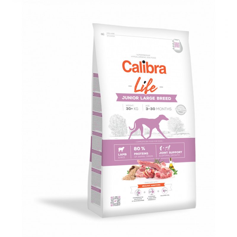 Calibra - Dog Life Junior Large Breed Lamb 12 kg - (381102)