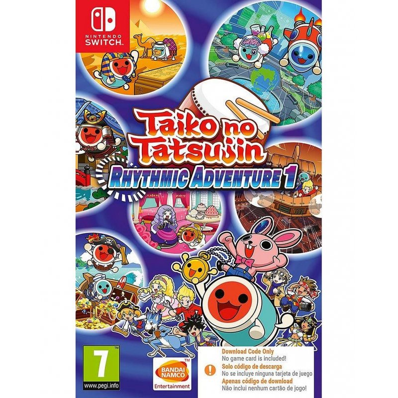 Taiko No Tatsujin: Rhythmic Adventure 1 [Code In A Box] (Switch)