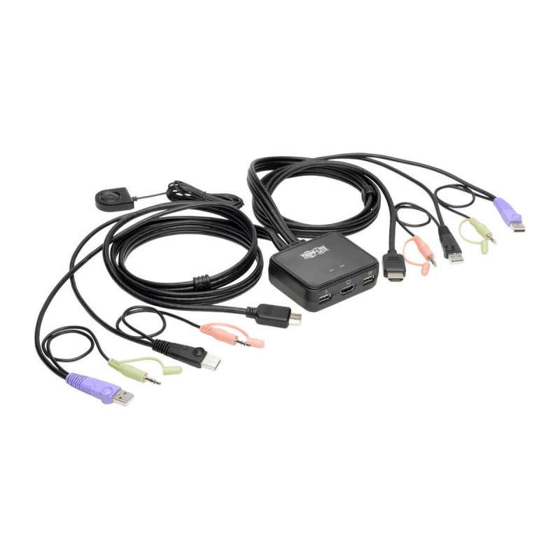 EATON TRIPPLITE 2-Port USB/HD Cable KVM