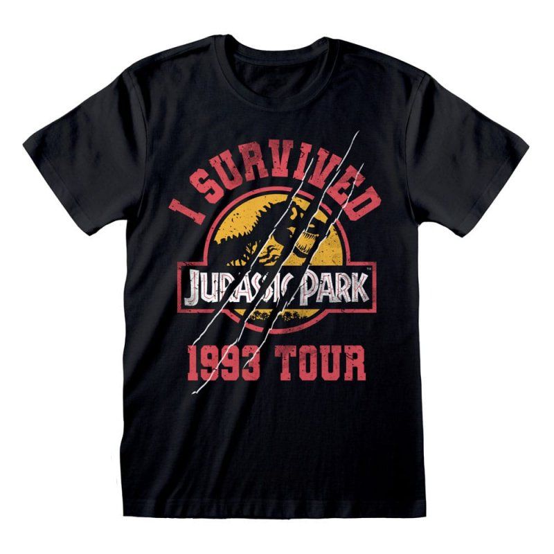Jurassic Park T-Shirt I Survived 1993 (L)