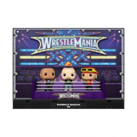 WWE POP Moments Deluxe Vinyl pack 3 figurines Wrestlemania 30 Opening Toast