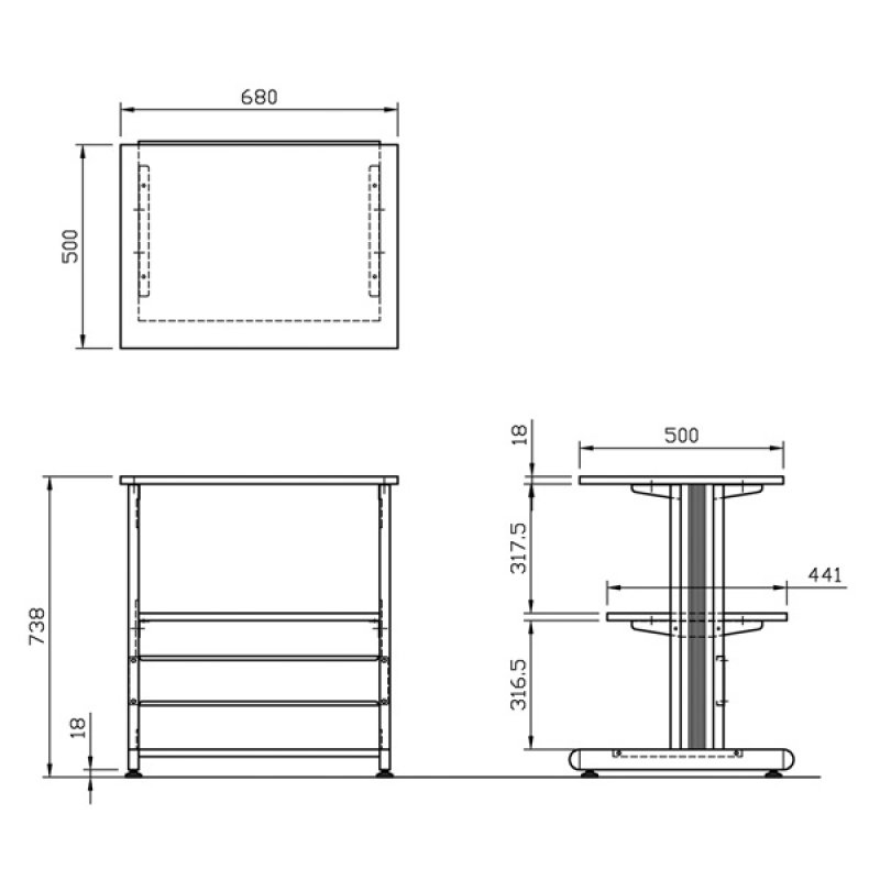 ROLINE Poste imprimante