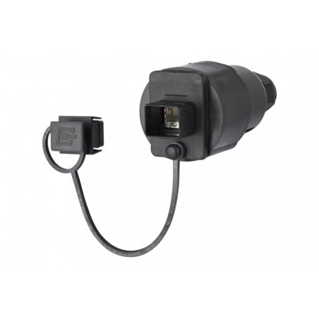 METZ CONNECT 1401145512KE prise de courant RJ-45 Noir