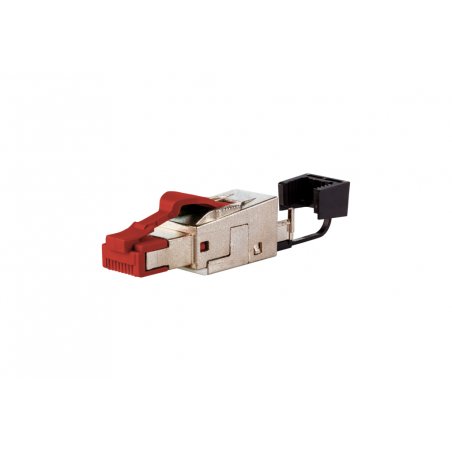 METZ CONNECT 25G RJ45 field plug pro connecteur de fils Rouge