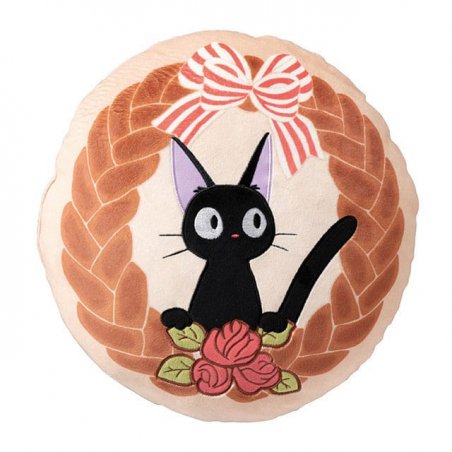 Kiki la petite sorcière oreiller Jiji Couronne de pain 35 x 35 cm