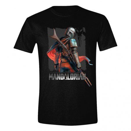 Star Wars The Mandalorian T-Shirt Mando Pose (L)