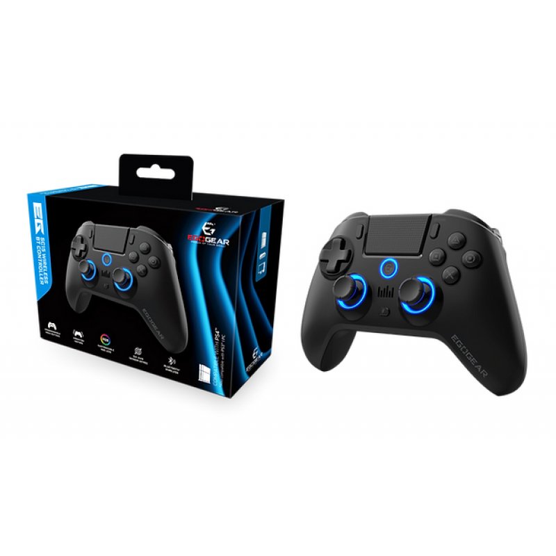 EgoGear SC15-P4-BT-BK Gaming Controller Black Bluetooth Gamepad Digital PC, PlayStation 4, Playstation 3