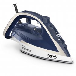 Tefal Ultimate Pure FV6812E0 iron Steam iron 2800 W Blue Silver