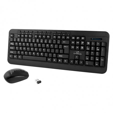 TITANUM TK109 Wireless set - USB keyboard mouse Black
