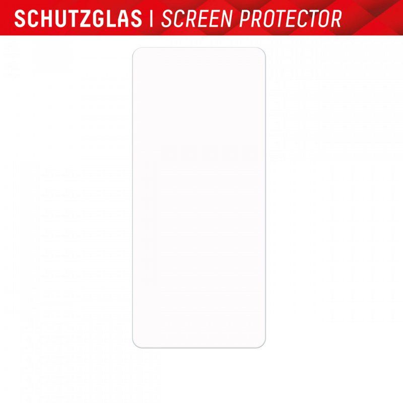 DISPLEX Smart Glass (9H) für Samsung Galaxy A54 5G Montagesticker, unzerbrechlich, ultra-dünn, unsichtbar
