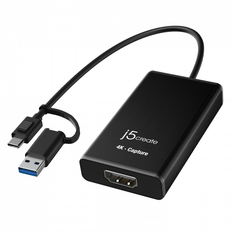 j5create 4K-HDMI™-Aufnahmeadapter - USB 3.2 Gen 1, USB-C 3.2