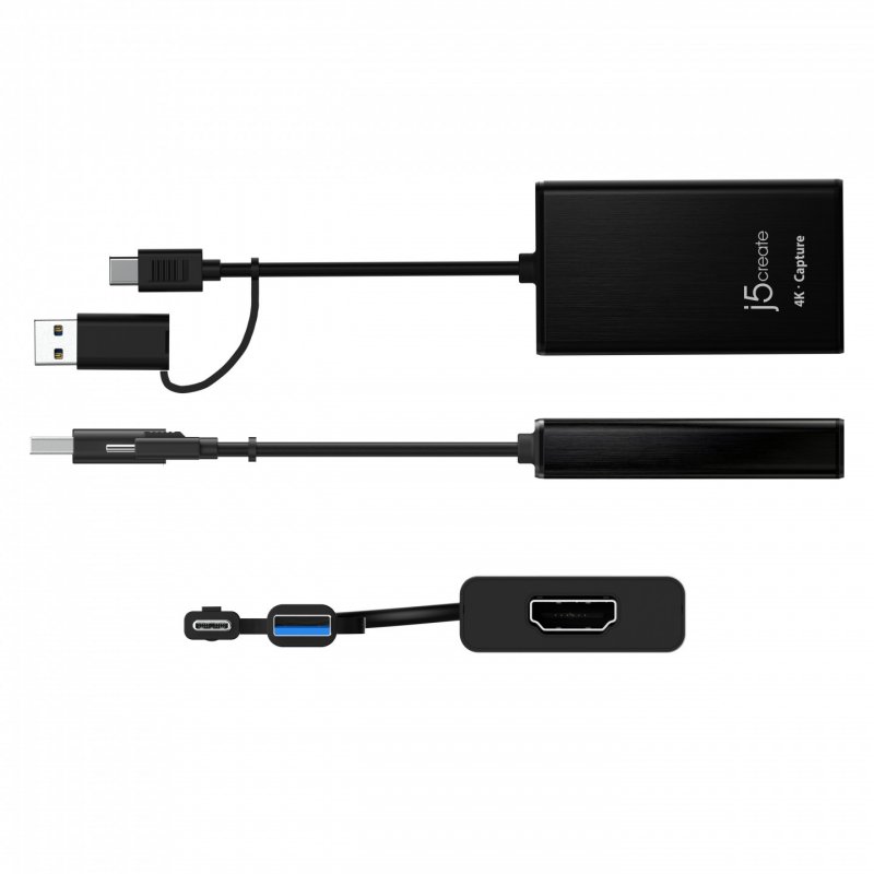 j5create 4K-HDMI™-Aufnahmeadapter - USB 3.2 Gen 1, USB-C 3.2