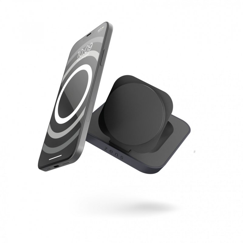 ZENS ZESC16B/00 chargeur d'appareils mobiles Écouteurs, Smartphone Noir Secteur Recharge sans fil Charge rapide