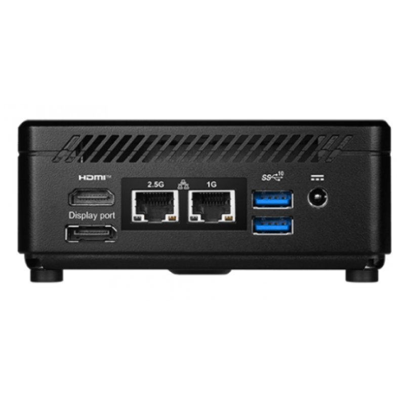 MSI Cubi 12M-001EU Intel Core™ i7 i7-1255U 16 GB DDR4-SDRAM 512 GB SSD Windows 11 Home Mini PC Black