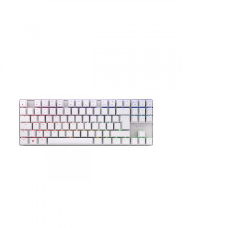 CHERRY MX 8.2 TKL Wireless RGB keyboard RF Wireless Bluetooth QWERTY English White