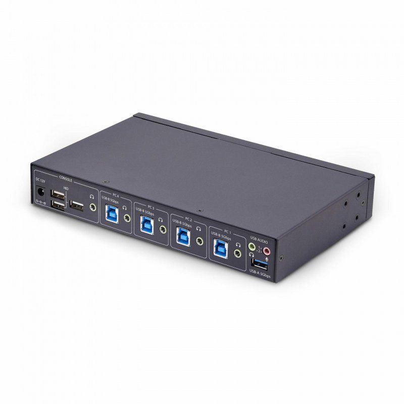 4-PORT KEYBOARD/MOUSE SWITCH - MOUSE ROAMING KM/USB SWITCH